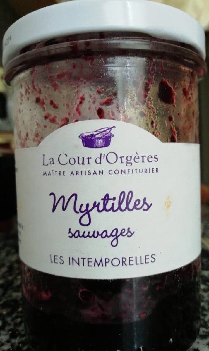 La Cour d'Orgères Confiture traditionnelle myrtilles sauvages packshot