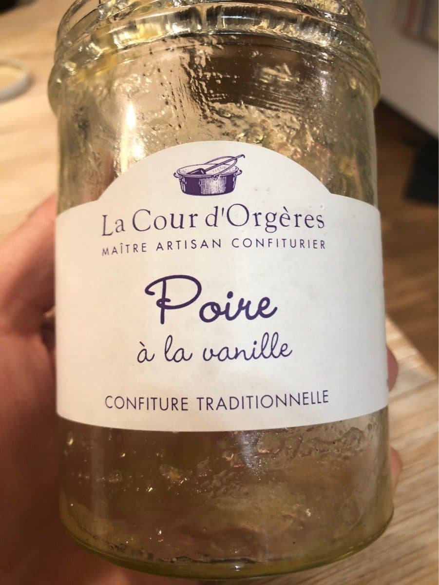 La Cour d'Orgères Poire à la vanille packshot