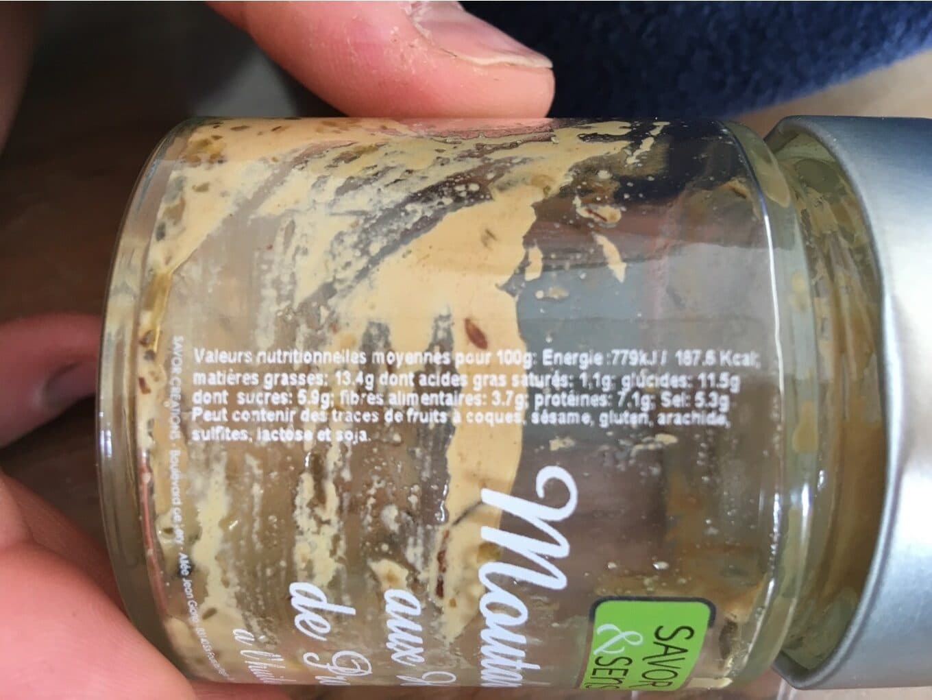 Savoir & Sens Moutarde aux herbes de Provence à l'huile d'olive packshot