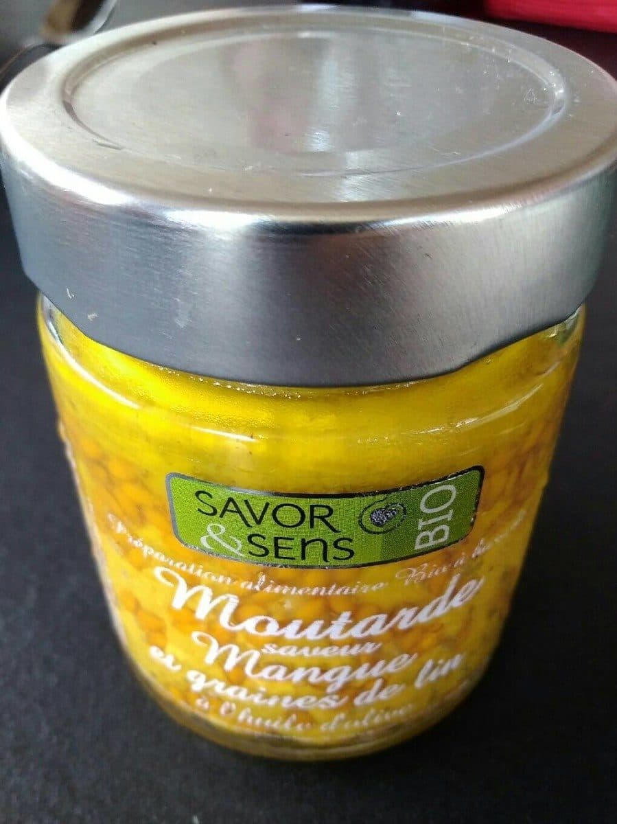 Open Food Facts Moutarde mangue et graines de lin packshot