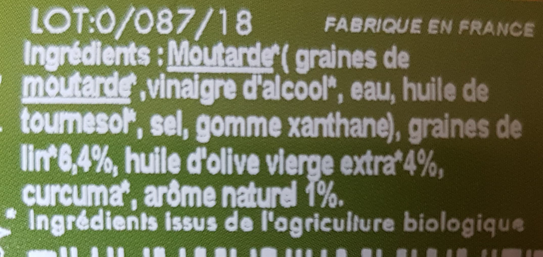 Open Food Facts Moutarde mangue et graines de lin packshot