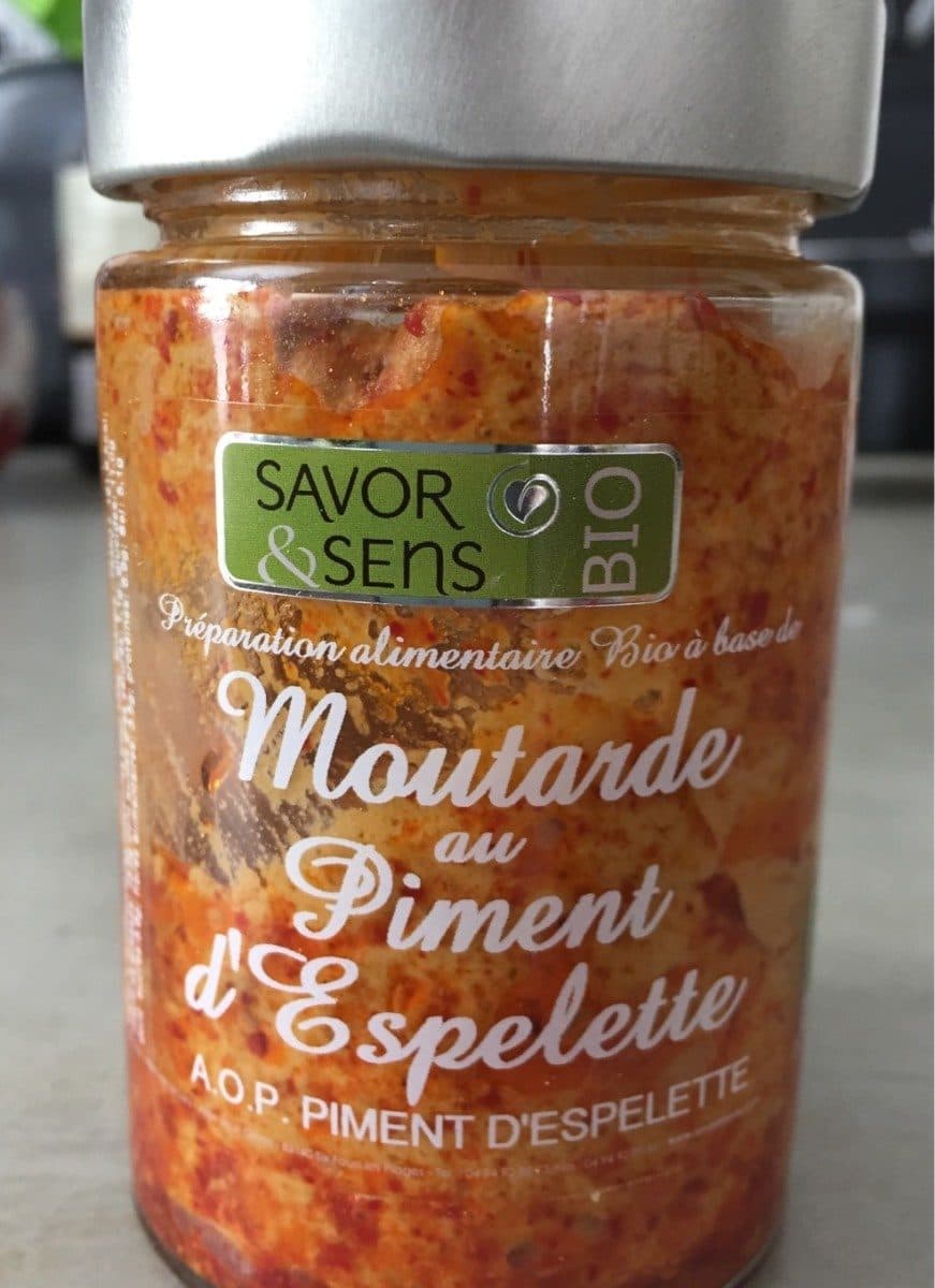 Open Food Facts Moutarde Bio Au Piment D'espelette packshot