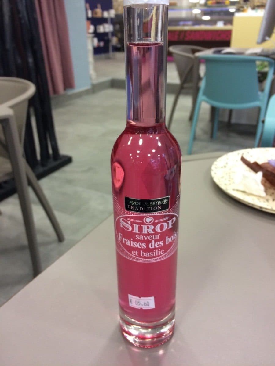 Open Food Facts Sirop - Saveur Fraise Des Bois / Basilic - Edition Limitée packshot