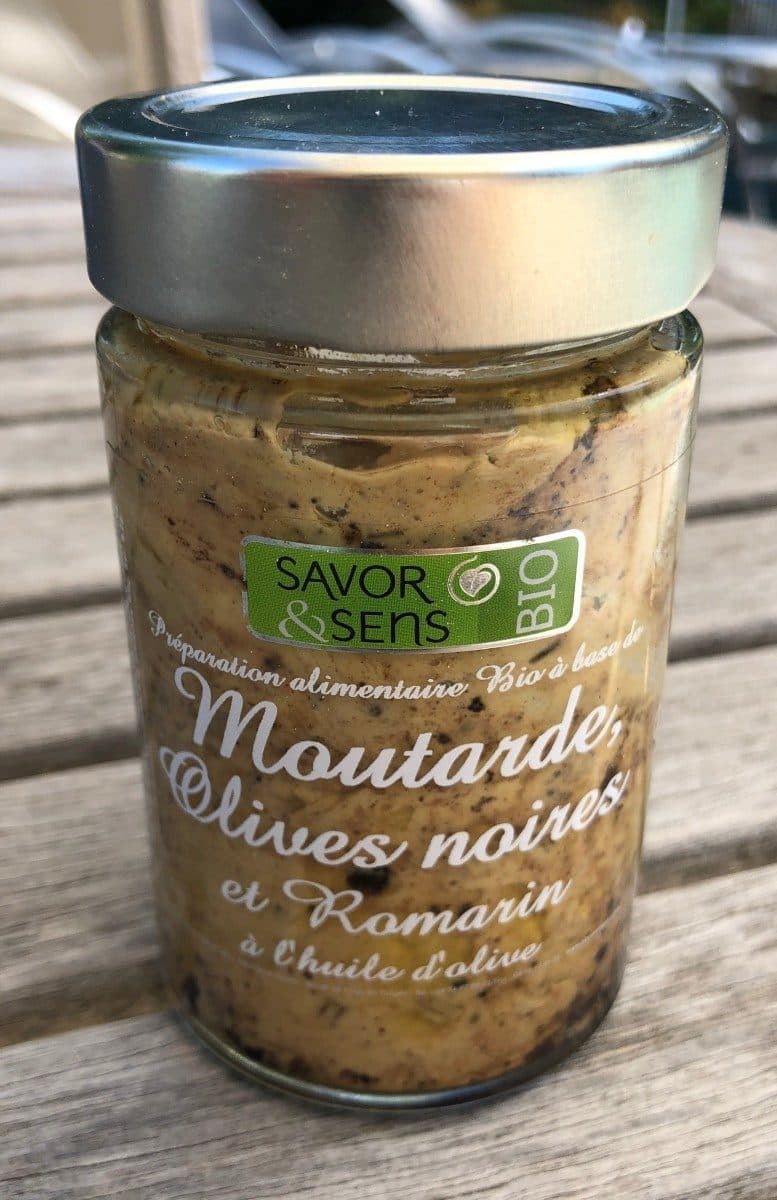 Open Food Facts Moutardes olives noires, romarin a l'huile d'olive packshot