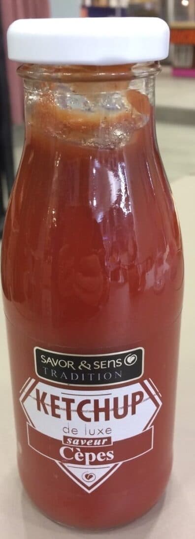 Savor & Sens Tradition Ketchup de luxe saveur cèpes packshot