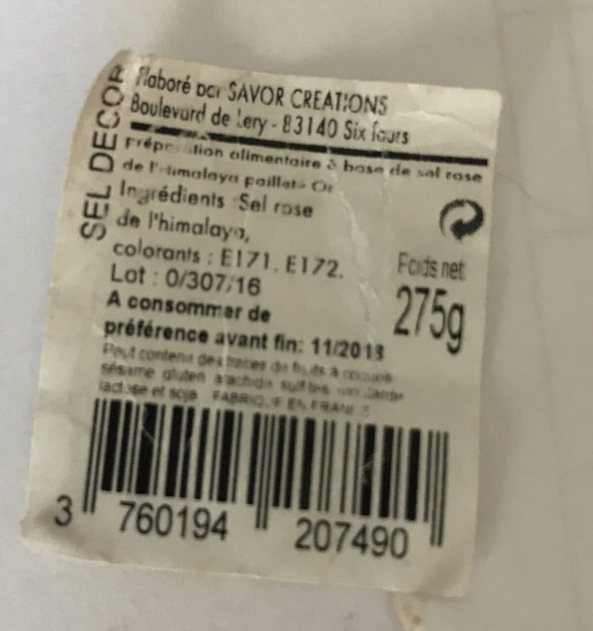Savor & Sens Tradition Sel decor packshot