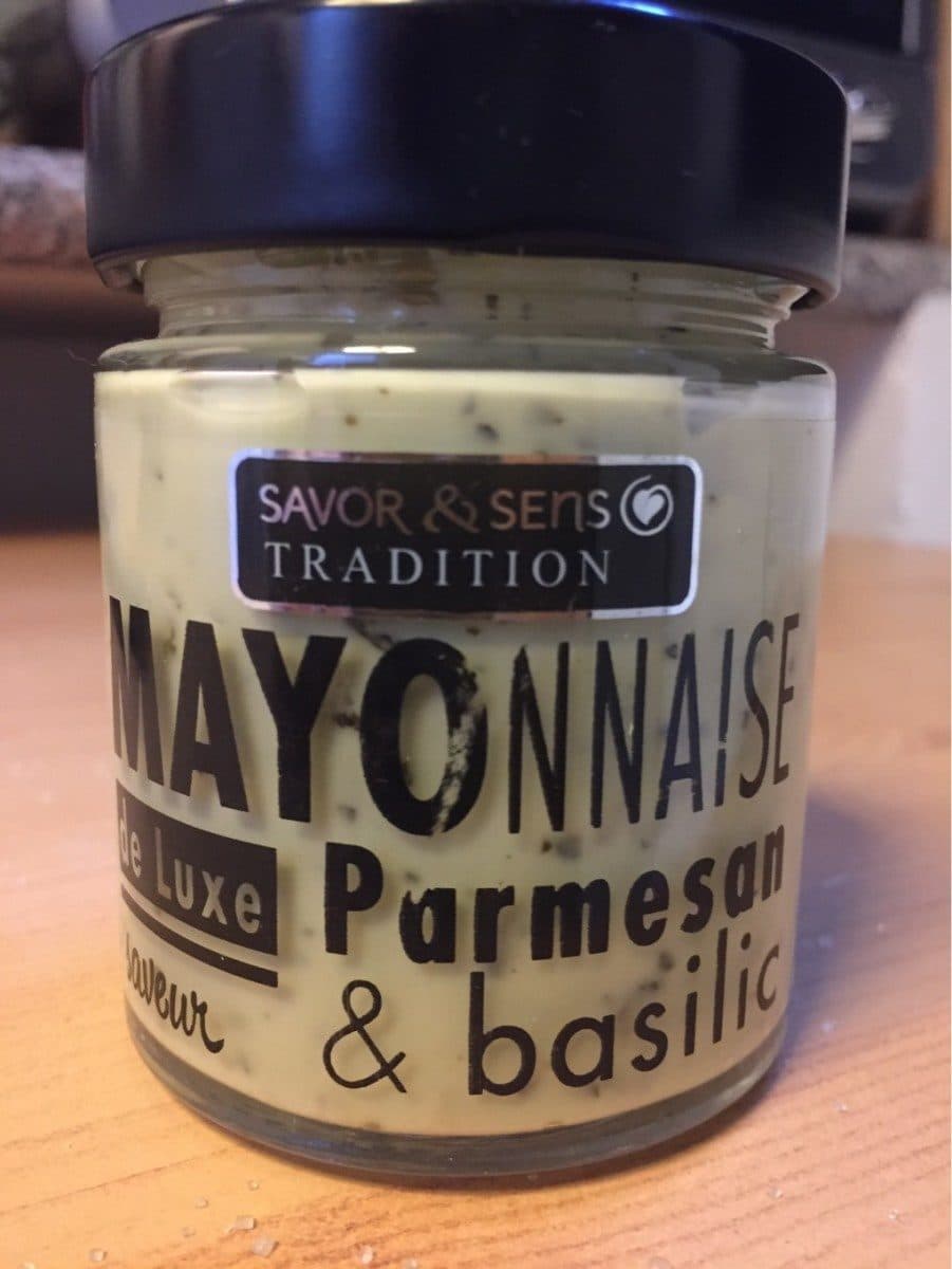 Savor & Sens Tradition Mayonnaise Parmesan Basilic packshot