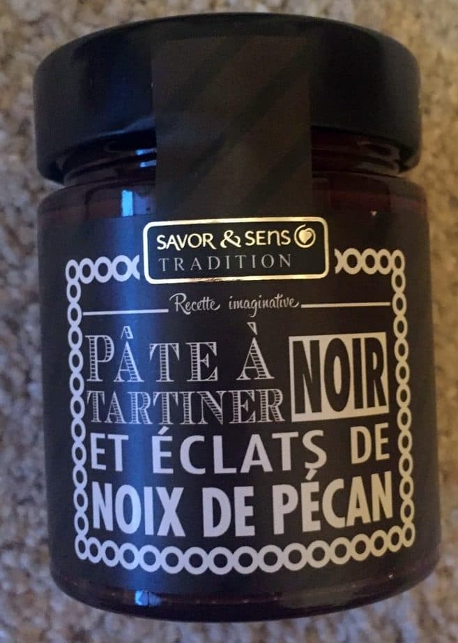 Savor & Sens Pâte a Tartiner Noir & Eclats de Noix de Pécan packshot