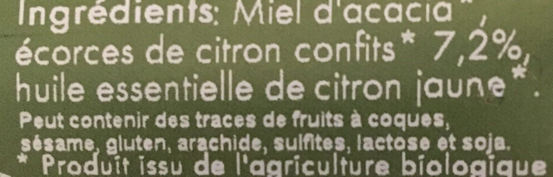 Savor & Sens Préparation à base de Miel & Écorces de Citron Bio packshot