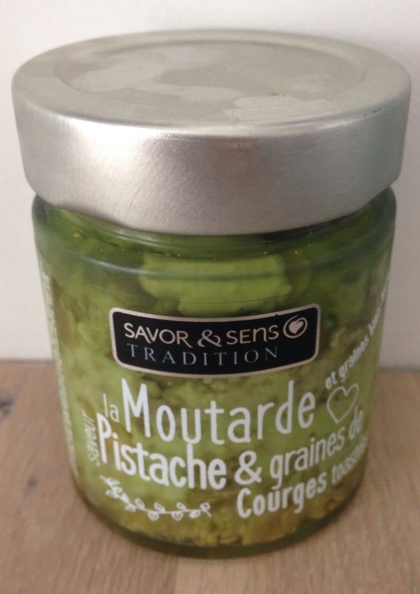 Savor & Sens Tradition Moutarde pistache et graines de courges toastées packshot
