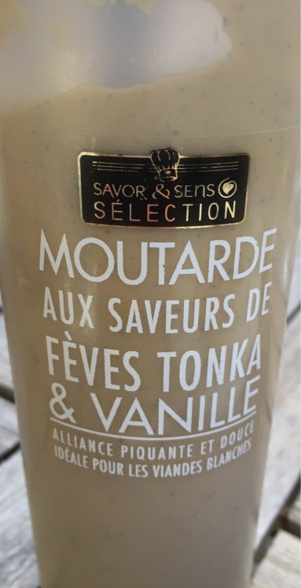 Open Food Facts Moutarde aux saveurs de feves tonka et vanille packshot
