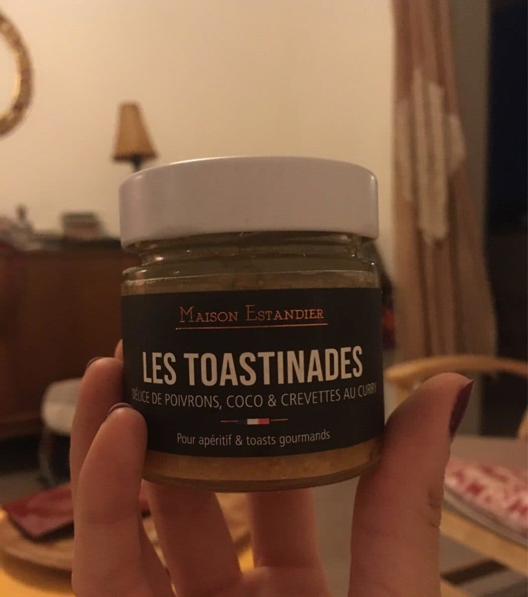 Open Food Facts Les toastinades - delice de poivrons, coco & crevettes au curry packshot