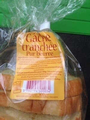 Biscuits Délices SARL Gâche tranchée Pur beurre packshot