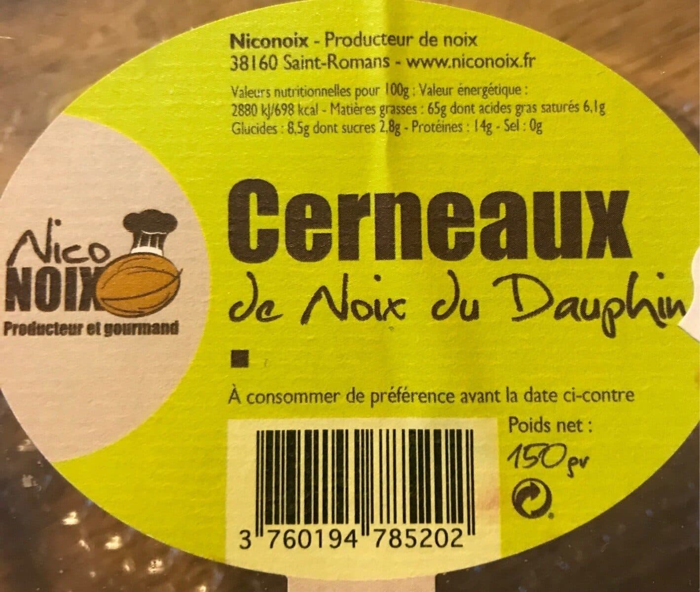 Open Food Facts Cerneaux de noix du Dauphine packshot