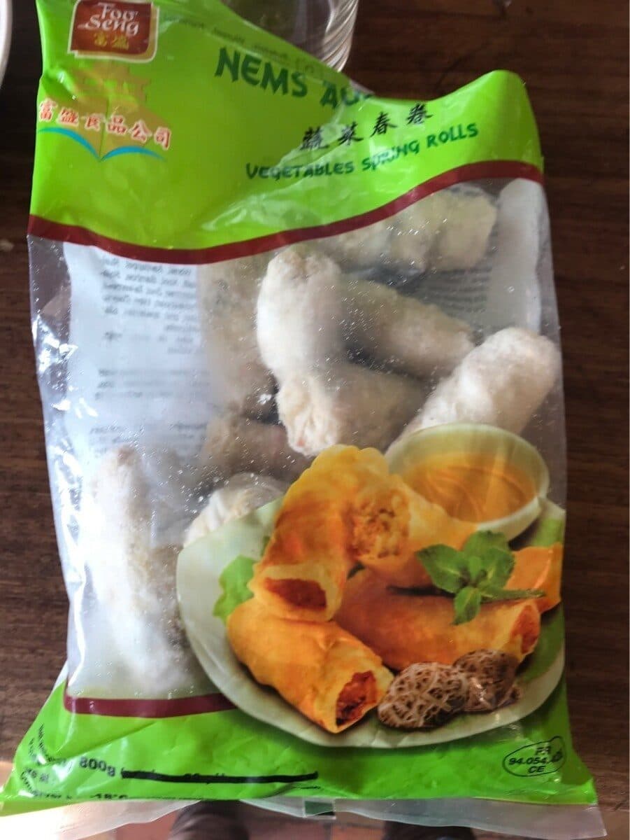 Open Food Facts Nems aux legumes packshot