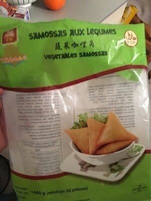 Foo Seng Samossas aux Légumes packshot