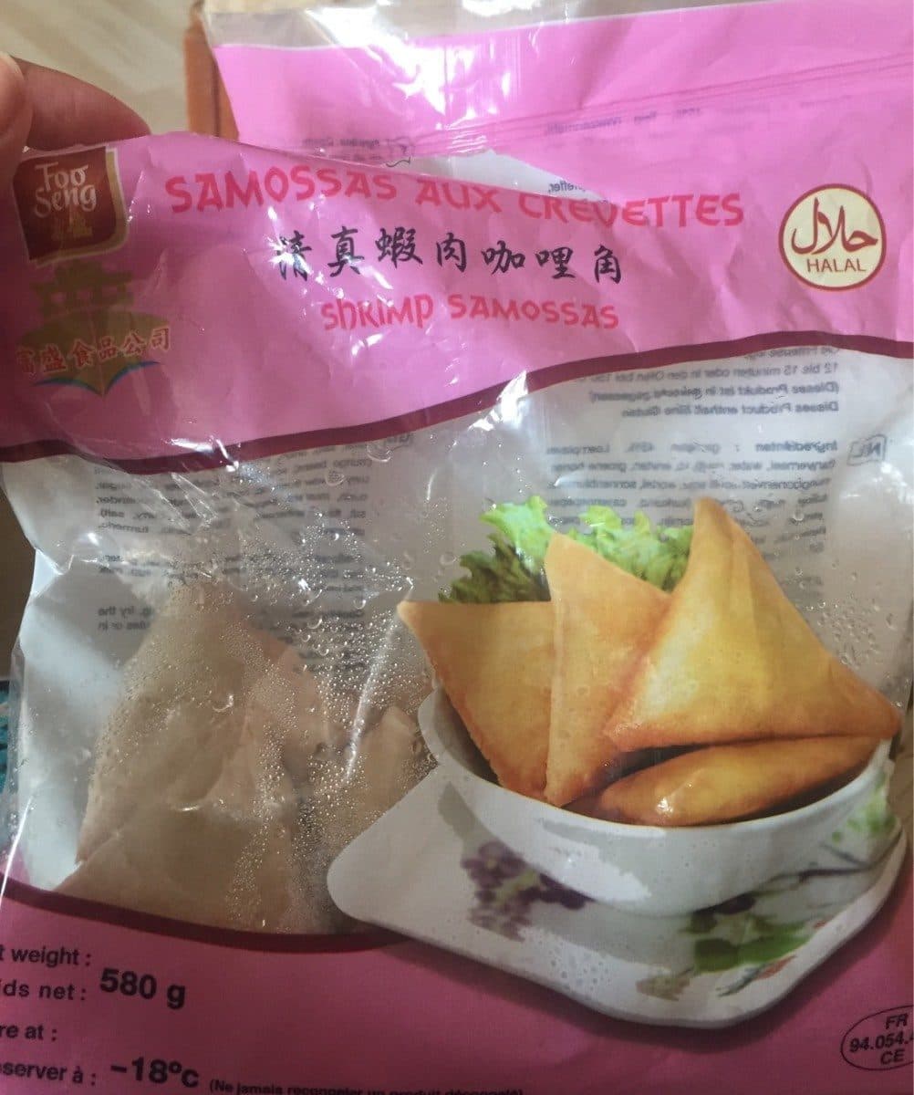 Open Food Facts Samossa au crevettes packshot