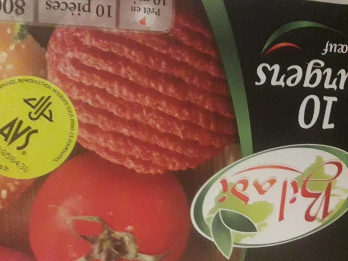 Biladi 10 burgers de boeuf packshot