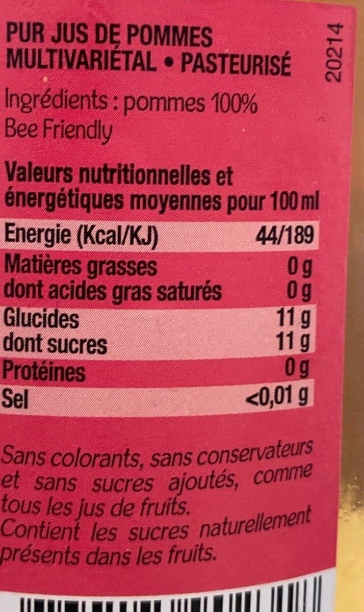 Coeur De Pom Pur Jus de Pomme Naturel BEE FRIENDLY 75CL Cœur de Pom' packshot