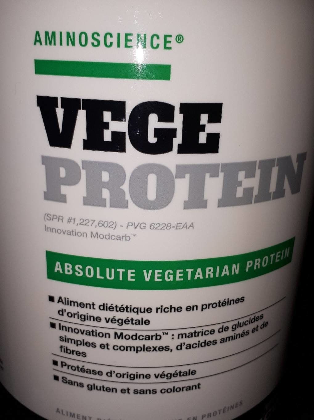 Aminoscience Vege protein packshot