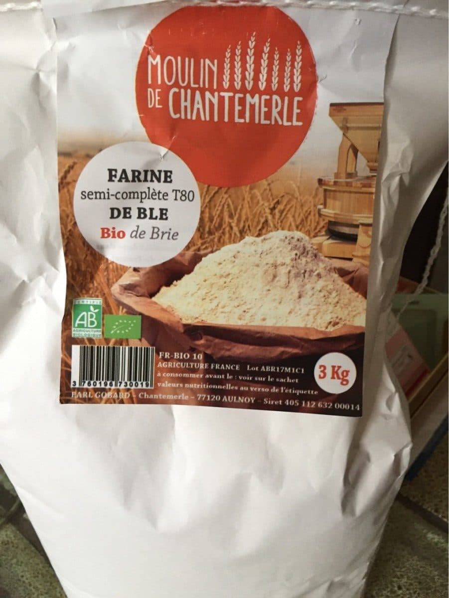 Moulin De Chantemerle Farine semi complete t80 deble packshot
