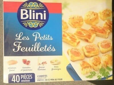 Blini Les Petits Feuilletés - Saumon - Tomate & Poivron - Façon Lorraine - 3 Fromages packshot