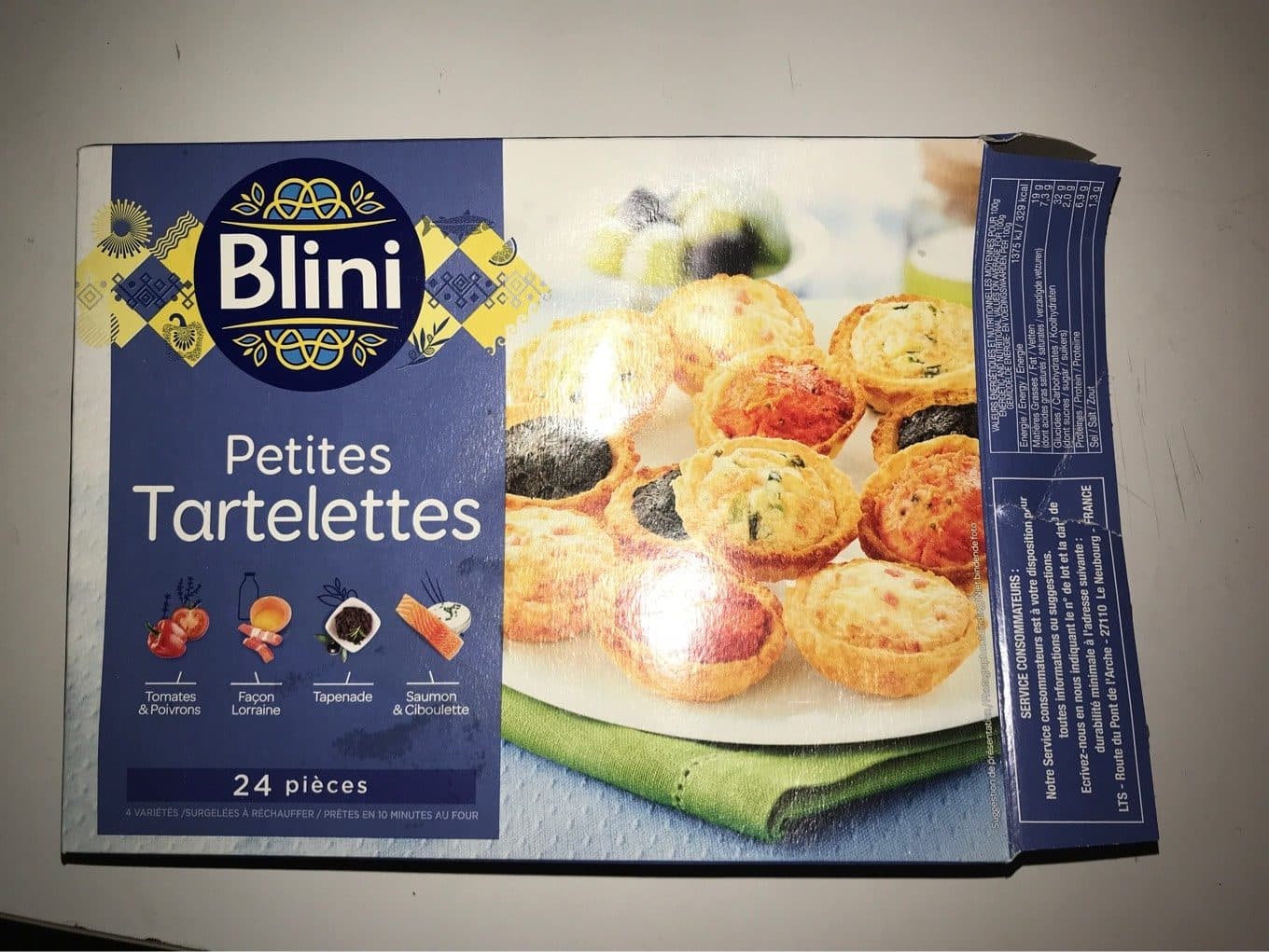 Blini Petites Tartelettes X24 packshot