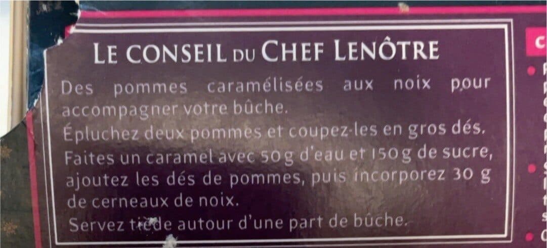 Labeyrie Bûche pâtissière packshot