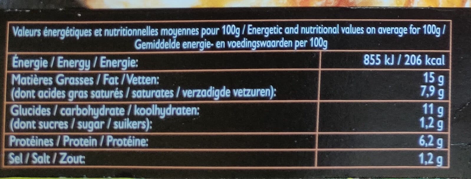 Labeyrie Tourte Gourmande aux Deux Saumons 4 6 parts Fleurettes de Brocolis et sa pointe de packshot