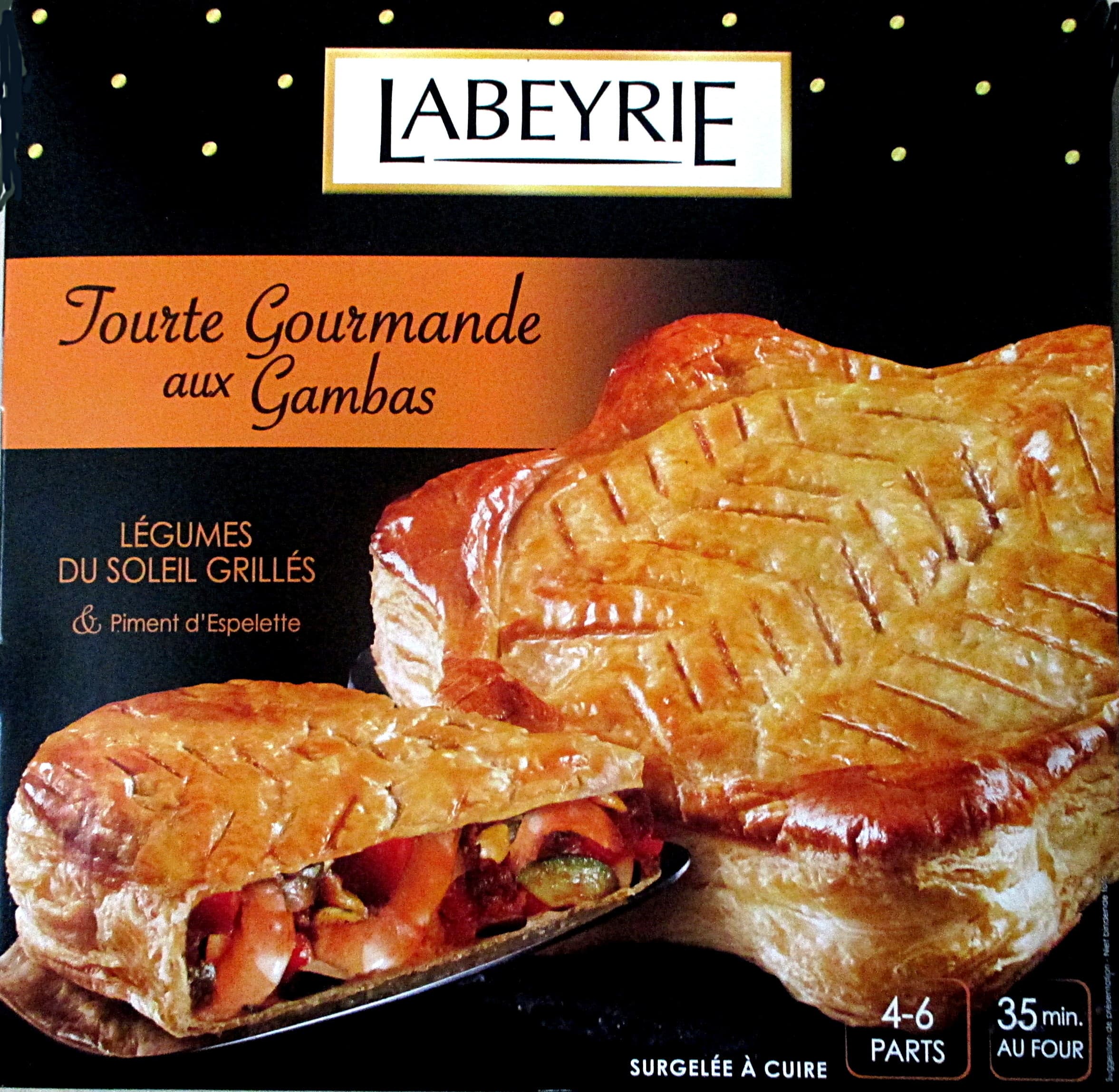 Labeyrie Tourte Gourmande aux Gambas - surgelée packshot