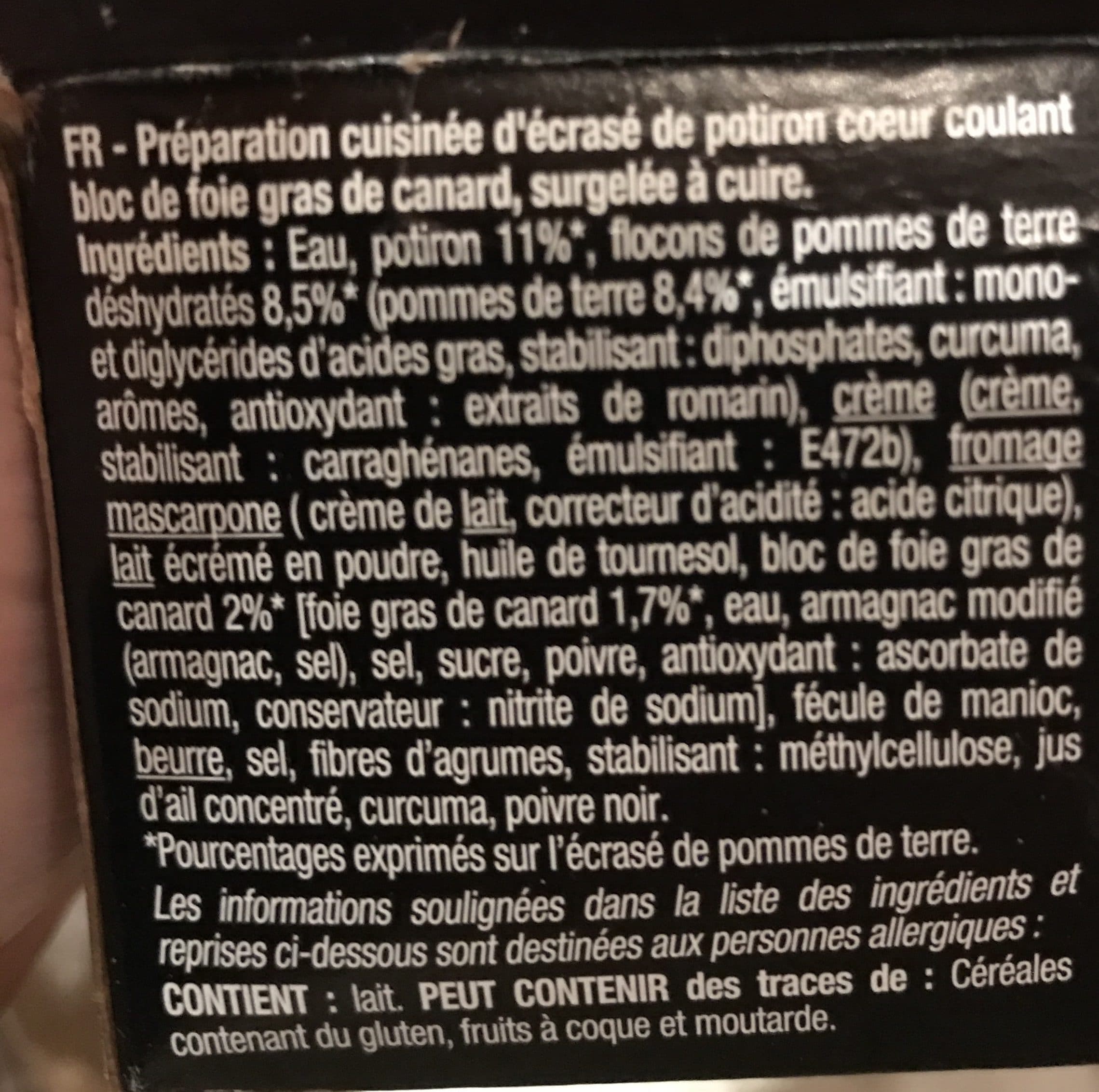 Labeyrie Ecrasé de potiron et pomme de terre packshot