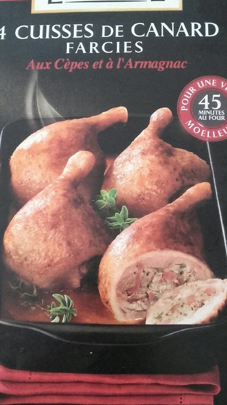 Labeyrie Cuisses de canard farcies cèpes et Armagnac packshot