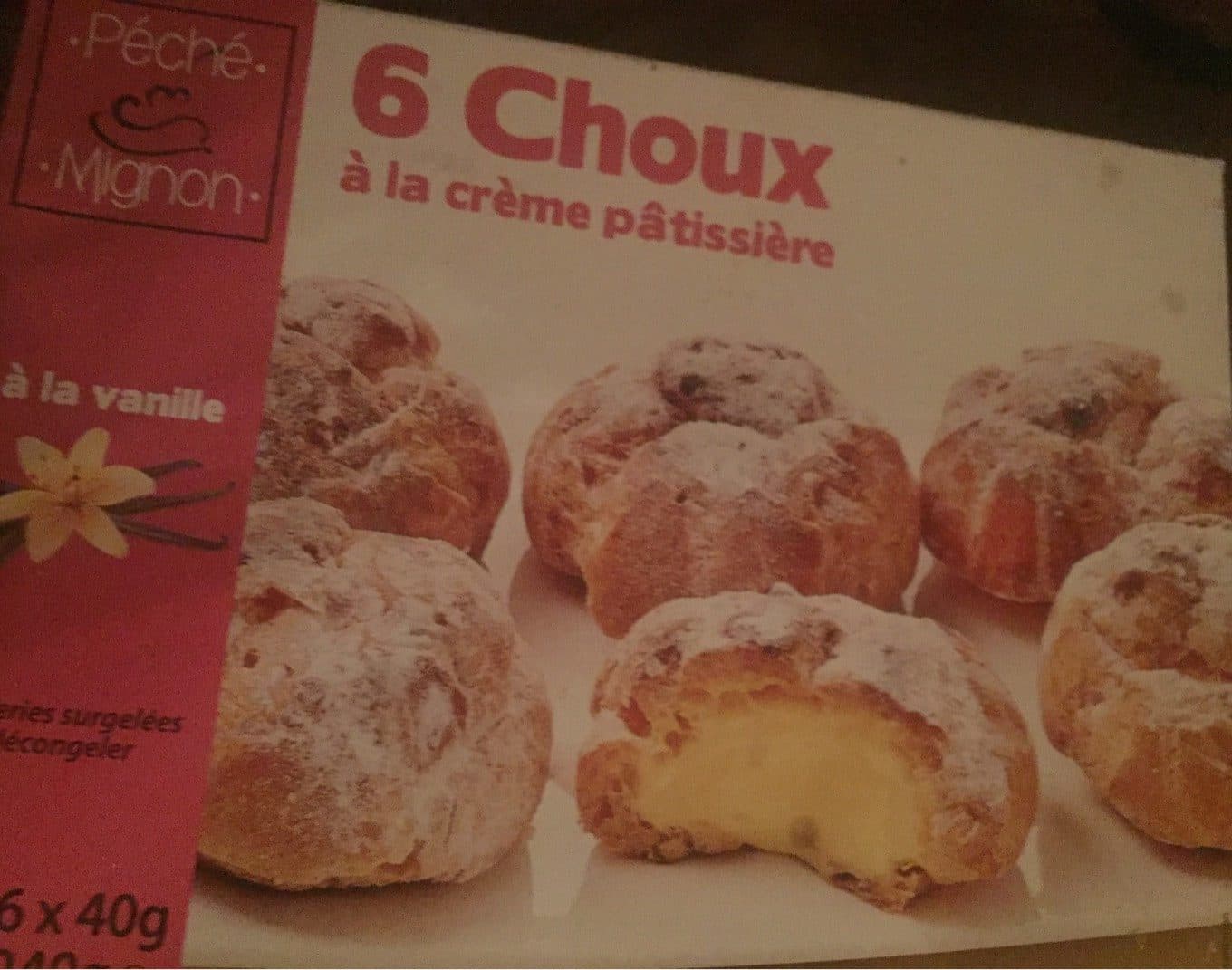 Pêché Mignon 6 Choux à la Crème Pâtissière à la Vanille packshot