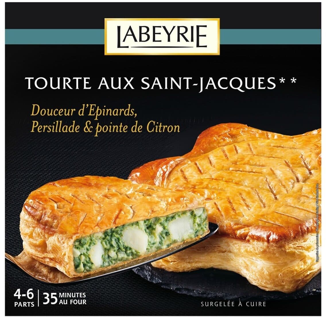Labeyrie Tourte aux saint jacques packshot