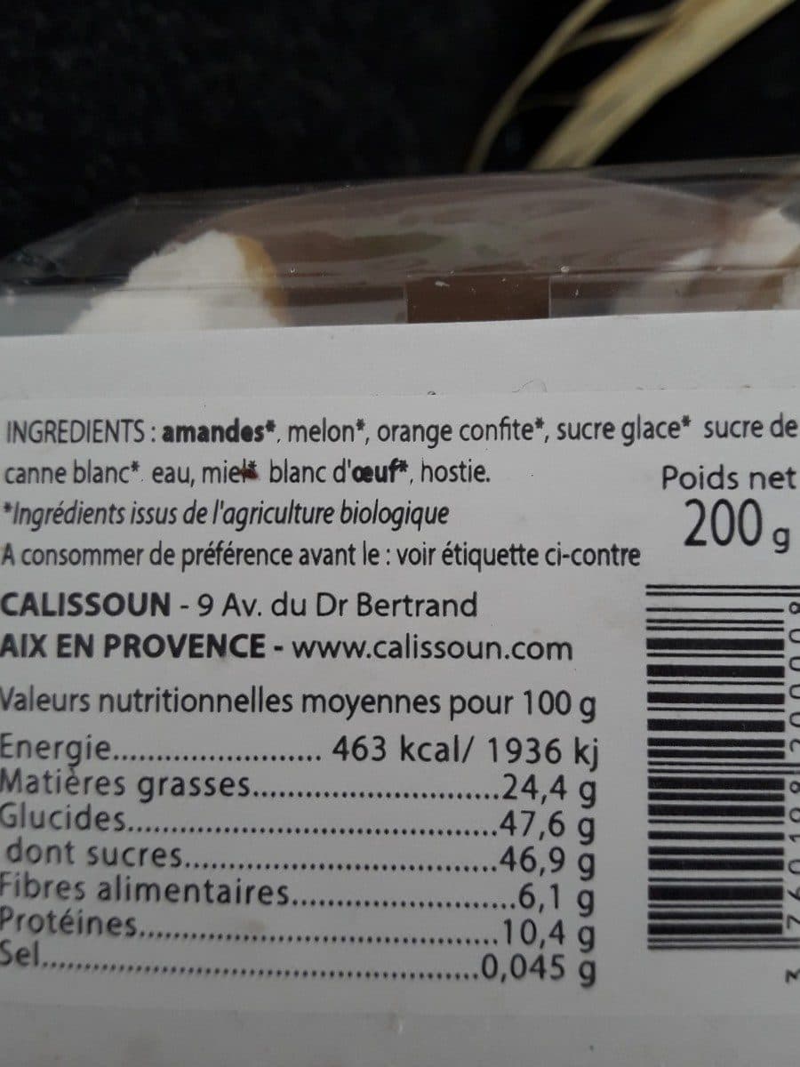 Calissoun Calissons d'Aix packshot