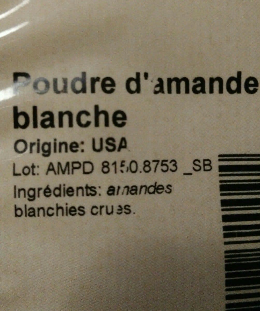 Open Food Facts Poudre d'amande packshot
