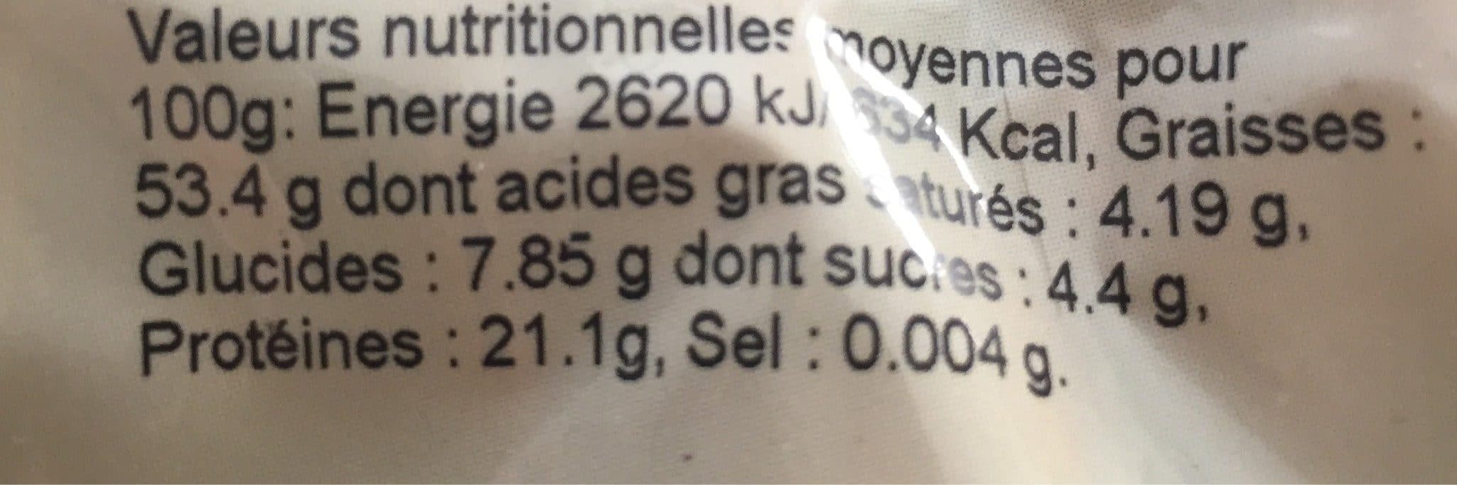 Les Délices d'Amandine Amandes décortiquées crues standard packshot