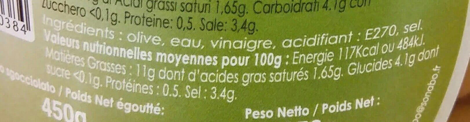 San' Olive Olive verdi packshot