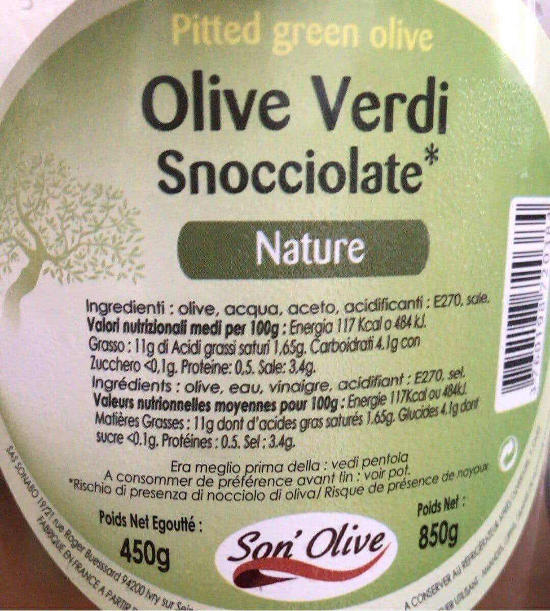 San' Olive Olive verdi packshot