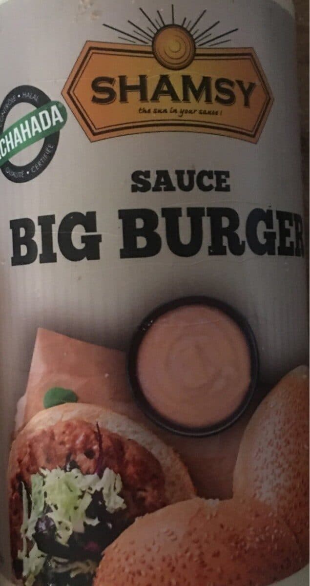 Shamsy Shamsy sauce big burger packshot