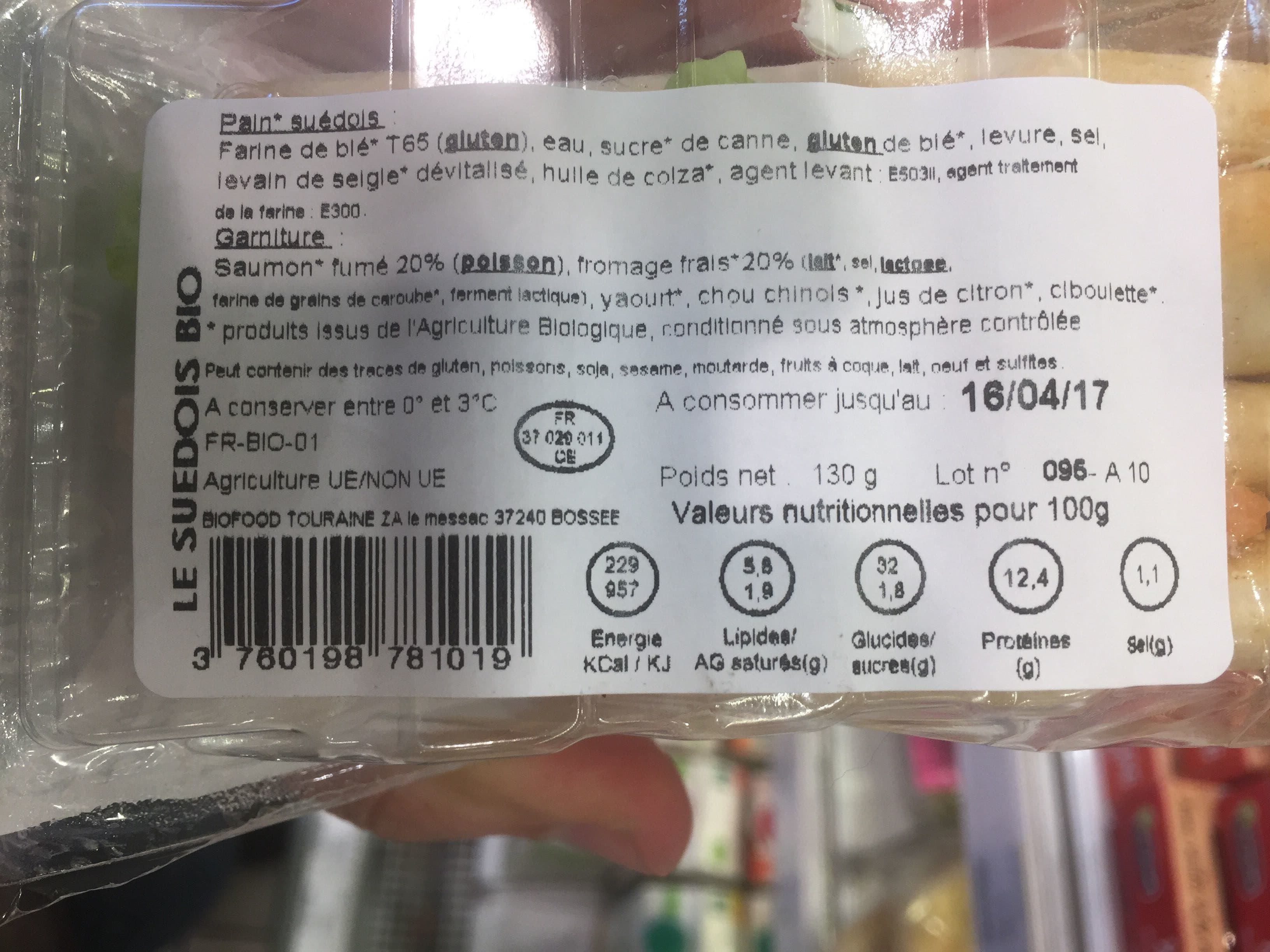 Croquez Bio Le suédois packshot