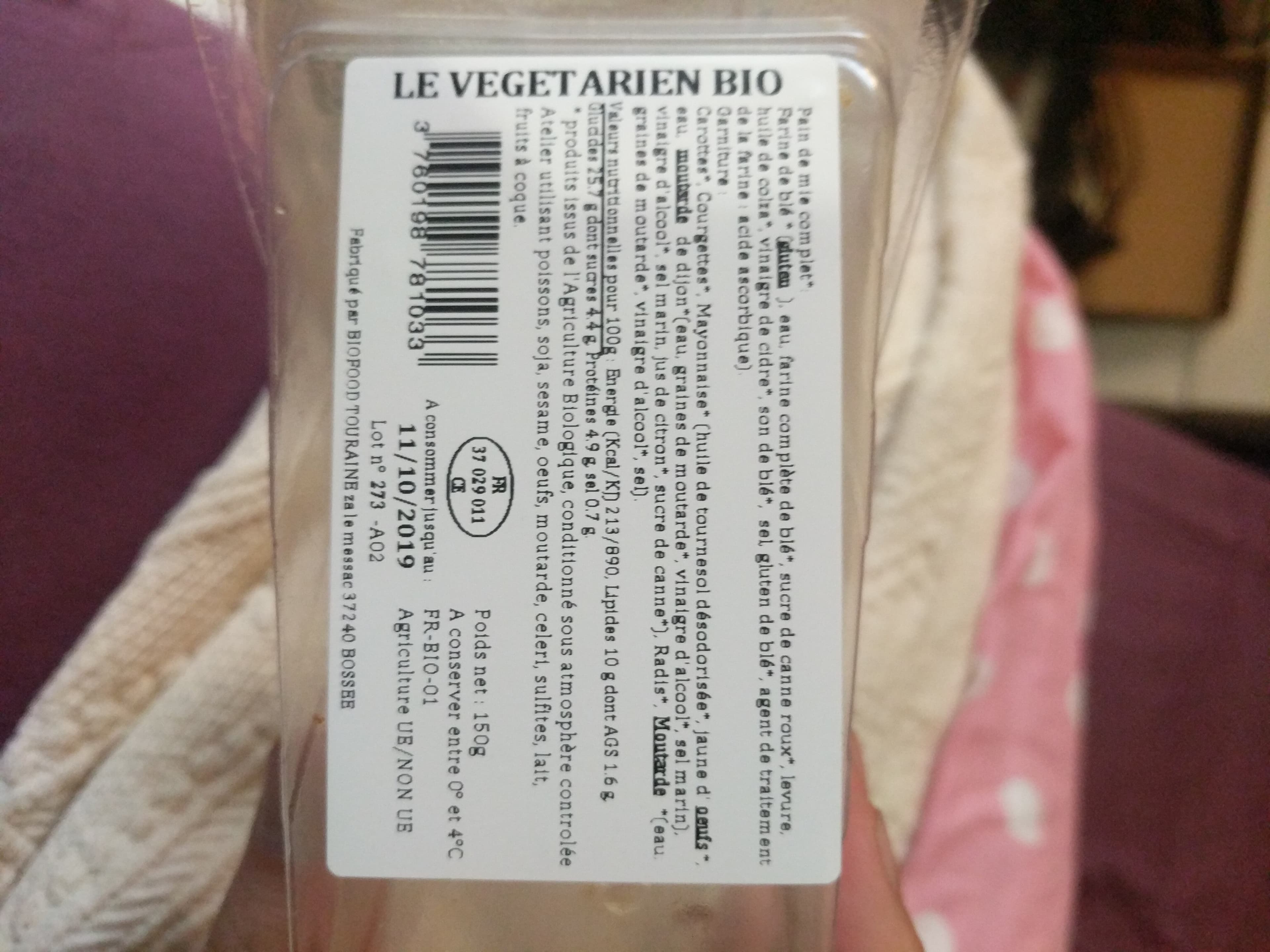 Croquez'Bio Le vegetarien packshot