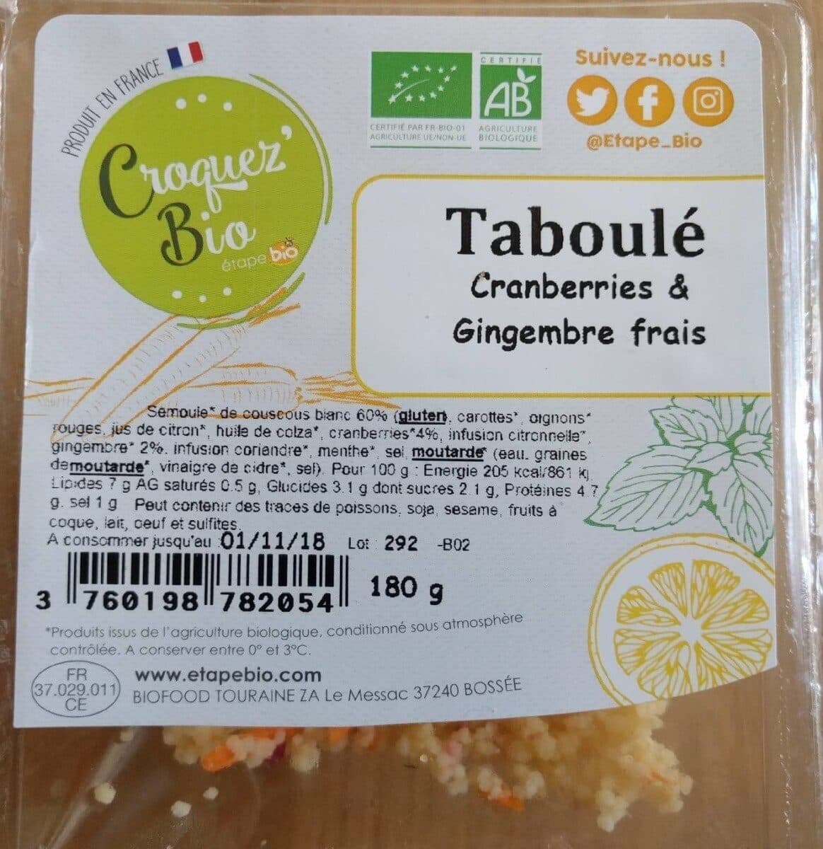 Naturalia Taboule packshot