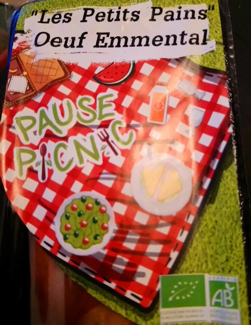 Pause Picnic "Les Petits Pains" Œufs Emmental packshot