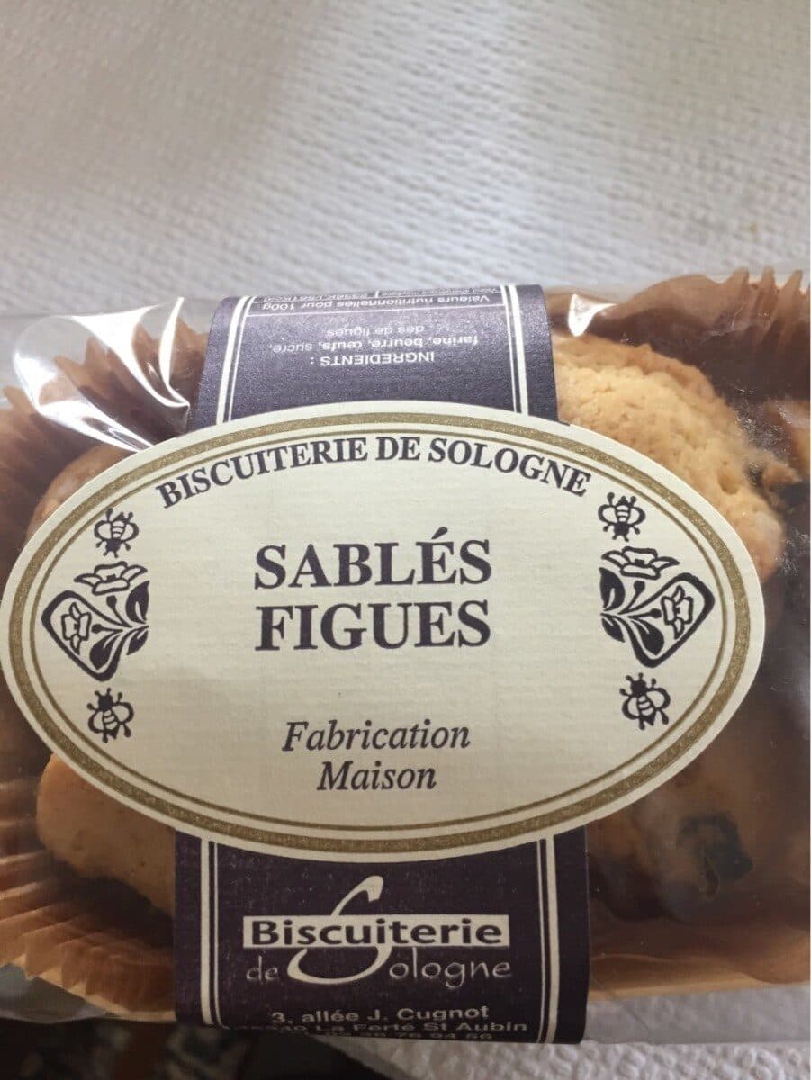 Open Food Facts Sablés Figues packshot
