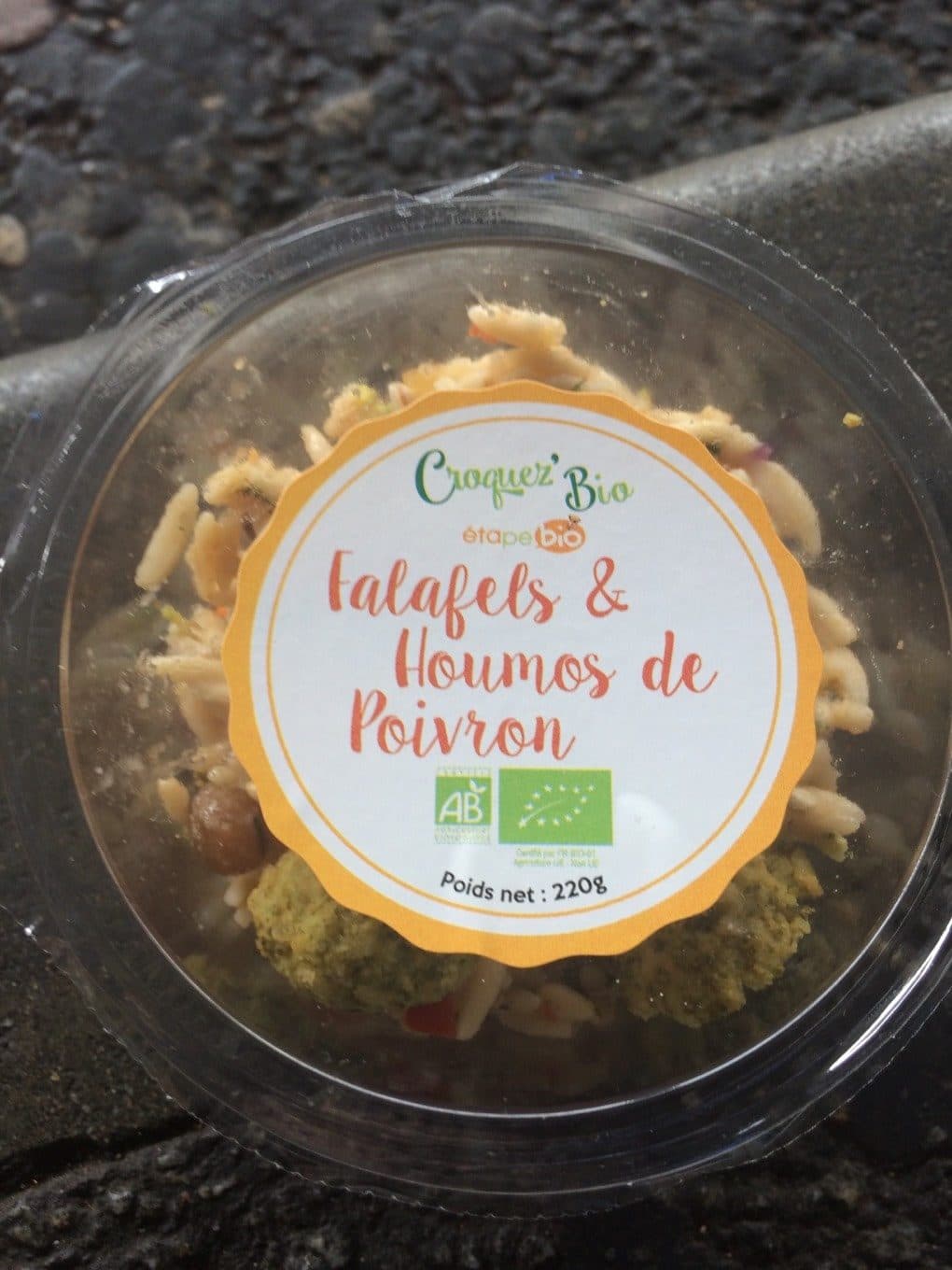 Croquez Bio Falafels et houmos de poivrons packshot