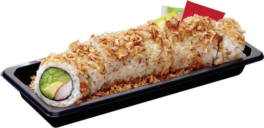 Sushi daily Crunch cali roll packshot