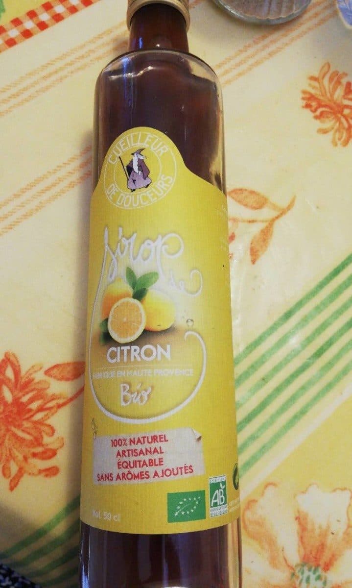 Open Food Facts Sirop de citron packshot