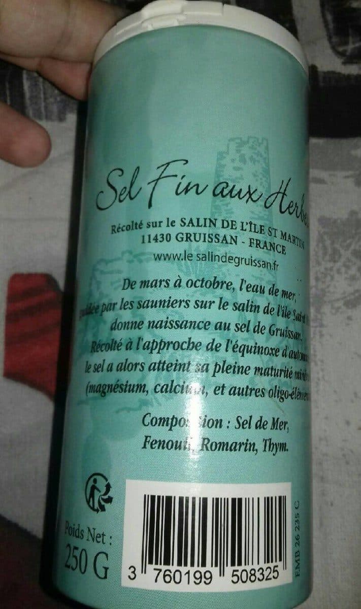Open Food Facts Sel de gruissan packshot