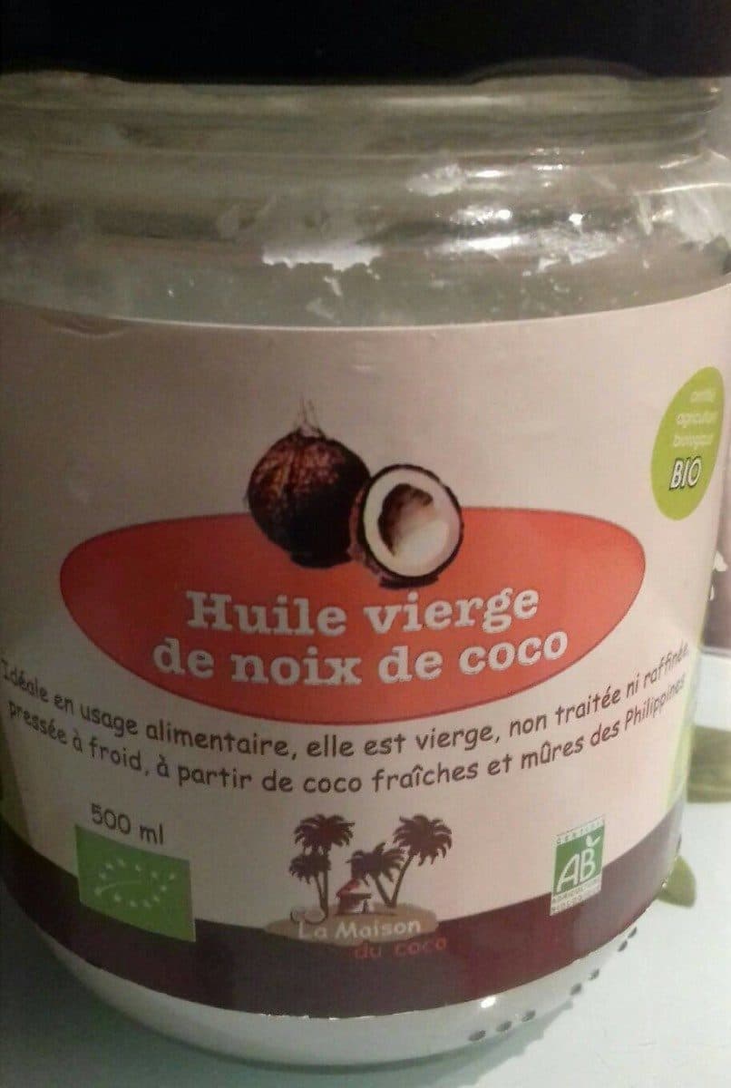 Open Food Facts Huile vierges de noix de coco packshot